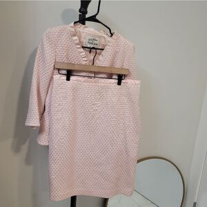 Rickie Freeman for Teri Jon Pink Skirt Set